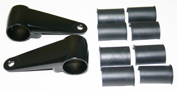 Universal motorcycle cast aluminum black headlight bracket set 35/39/41mm