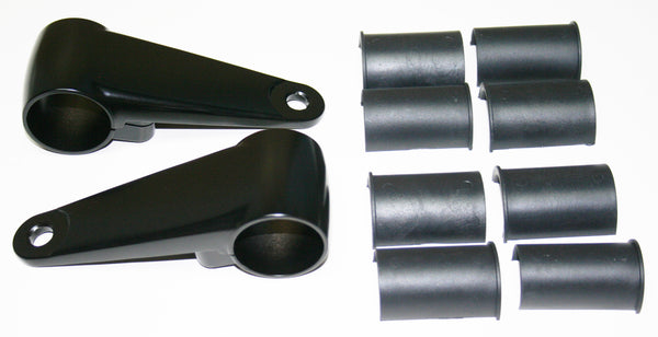 Universal motorcycle cast aluminum black headlight bracket set 35/39/41mm