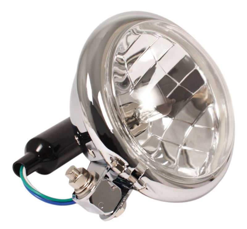 Custom Chrome Bottom Mount Lamp Assembly 5 1/2" - Goldwingparts.com