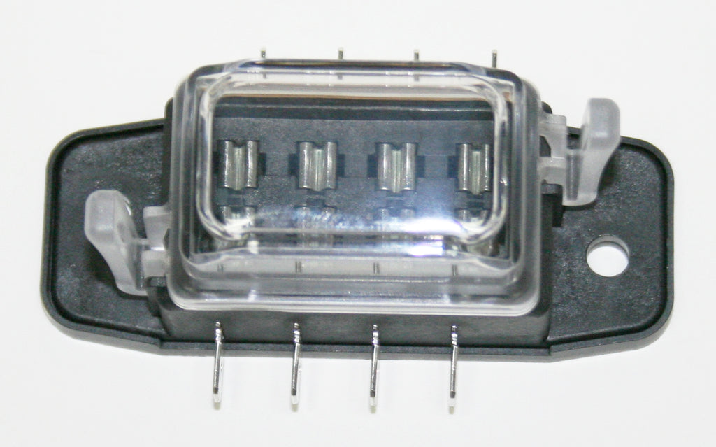 Deluxe 4-Way Fuse Block for Mini or Standard Plug in Fuses - Goldwingparts.com