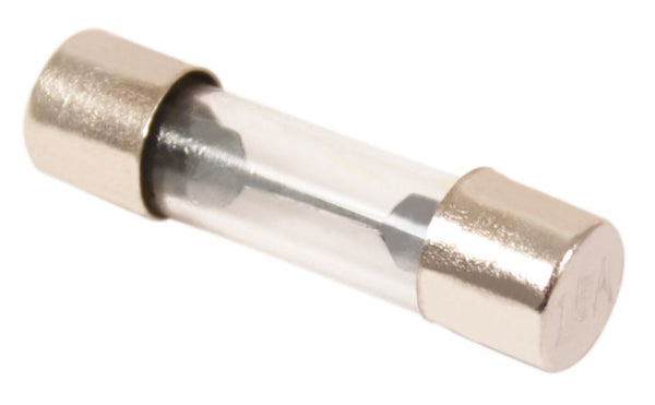 Universal motorcycle 25mm X 15Amp glass fuses pack of 5