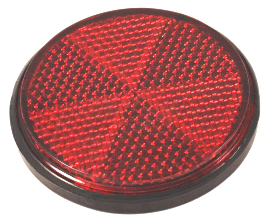 Round Reflector - Red - 60mm Diameter - Goldwingparts.com