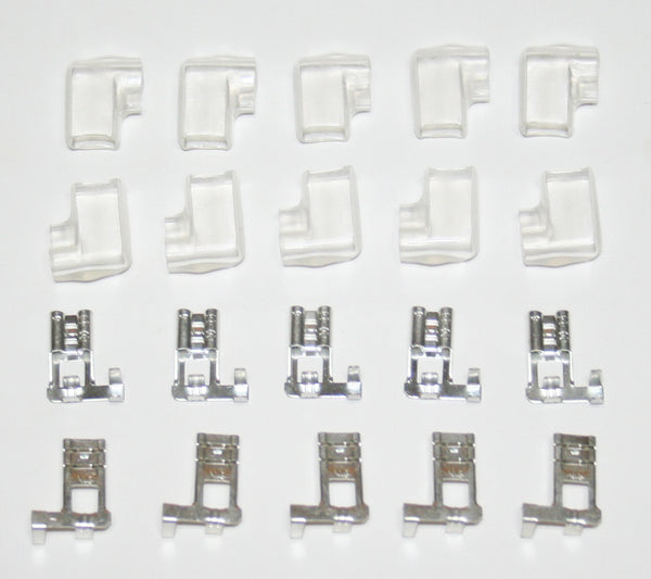 Universal motorcycle 250 type flag terminals w covers pack of 10