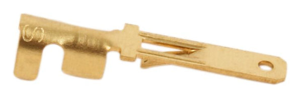 Universal motorcycle 2.8mm x 21mm long small flat male metric terminals pack of 10