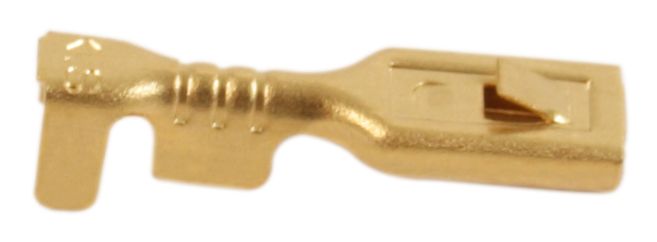 Universal motorcycle 4mm x 16mm long small flat female metric terminals pack of 10