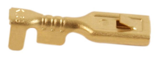 Universal motorcycle 4mm x 16mm long small flat female metric terminals pack of 10