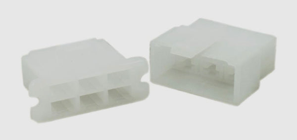Universal motorcycle coupler set with terminals 6 space (large flat spade type).