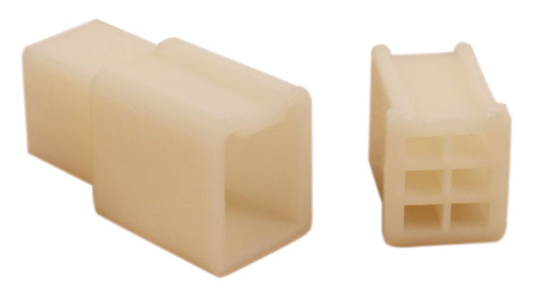 Universal motorcycle coupler set with terminals 6 space (small flat spade type).