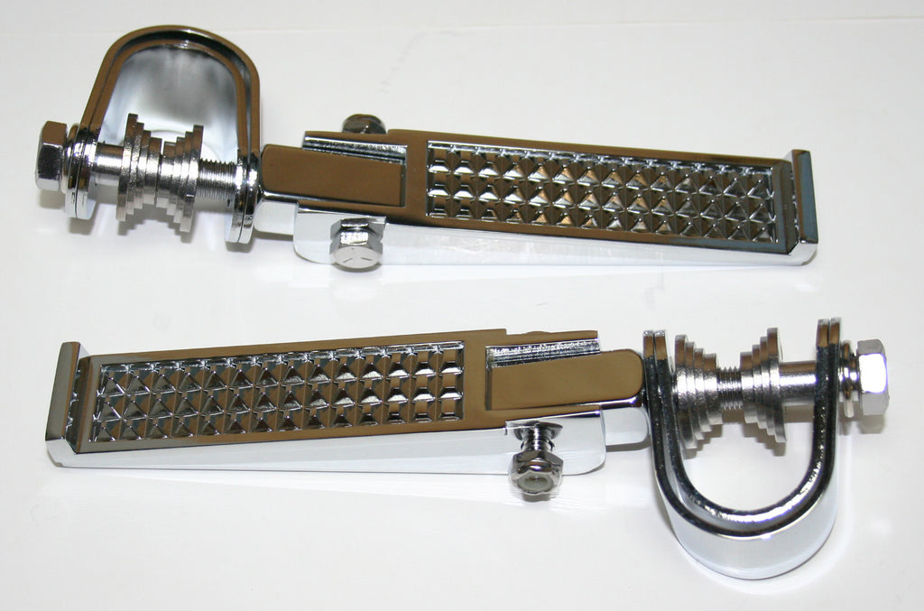 Custom Pebble Chrome Crash Bar Highway Footpeg Set - Goldwingparts.com