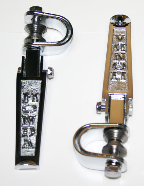 Universal motorcycle custom Honda chrome crash bar highway footpeg set