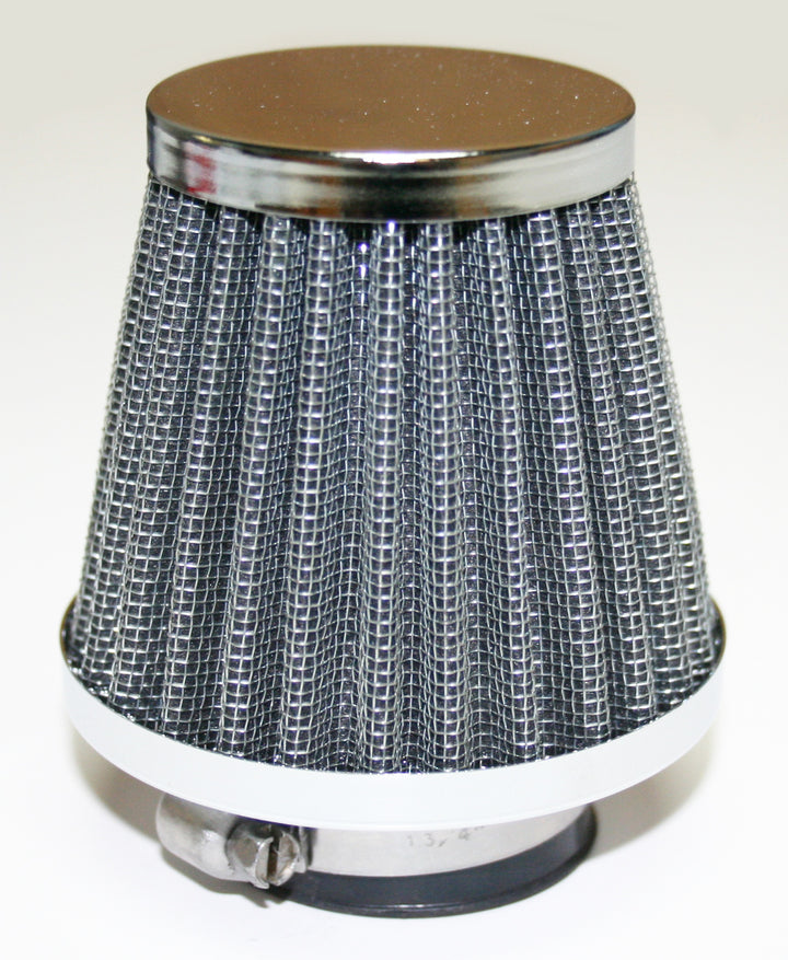 Universal motorcycle chrome circular cap air filter 39mm