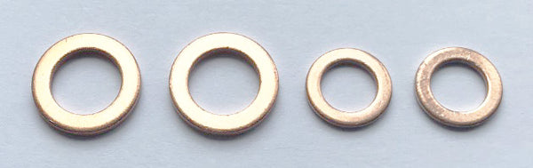 Honda GL1200 fork leg copper washer set (4) 90544-283-000