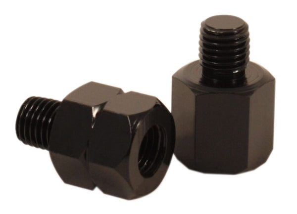 Universal motorcycle mirror adaptor set of 2 LH threads