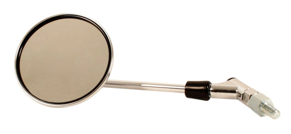 Universal motorcycle chrome euro mount mirror