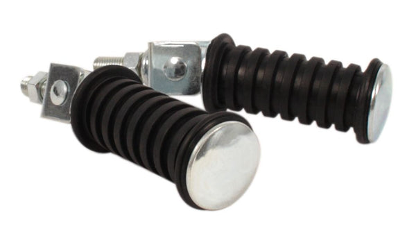 Universal motorcycle footpeg set