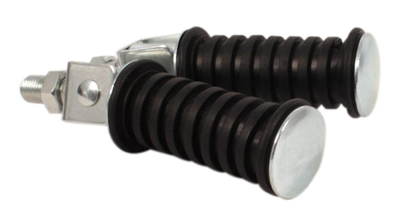 Universal motorcycle footpeg set