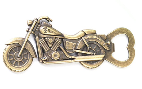 Universal motorcycle bottle opener