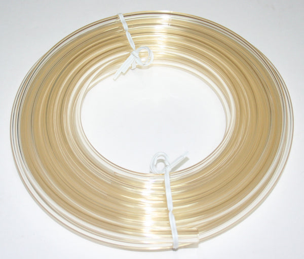 Universal motorcycle 25 foot clear vinyl fuel line 1/4"