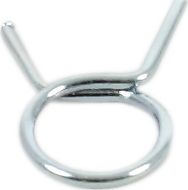 Universal motorcycle wire type hose clamp pack of 10 6mm to 7.2mm ID.
