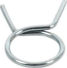 Universal motorcycle wire type hose clamps pack of 10 13.1mm to 15.4mm ID.