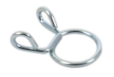 Universal motorcycle wire type hose clamps pack of 10 8mm to 10mm ID.