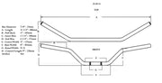 Universal motorcycle chrome dirtbike custom type bar