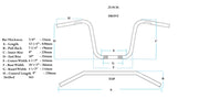 Honda GL1000 replica handlebar 53100-431-780