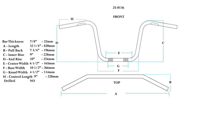 GL1000 78-79 Replica Handlebar