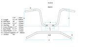 Honda GL1100 replica handlebar 53100-MB9-800