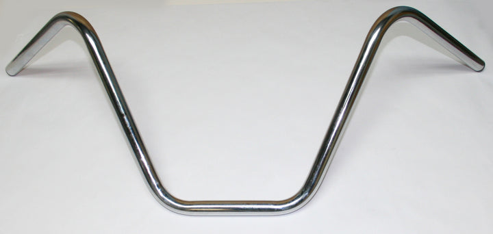 Universal motorcycle chrome ape hanger handlebar