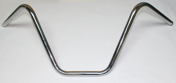 Universal motorcycle chrome ape hanger handlebar