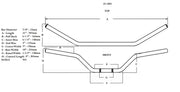 Universal motorcycle chrome CB special type bar
