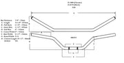 Universal motorcycle black street tracker bar