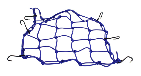 Universal motorcycle blue cargo/helmet net