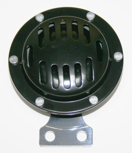 Universal motorcycle classic black sounder 105 db. 12 volt
