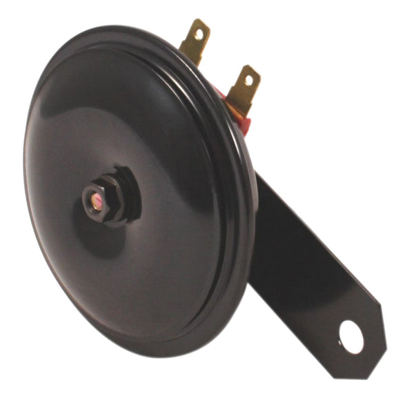 Universal motorcycle standard black sounder 105 db. 12 volt