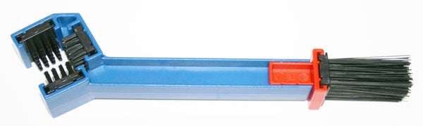Universal motorcycle brush cleaning tool
