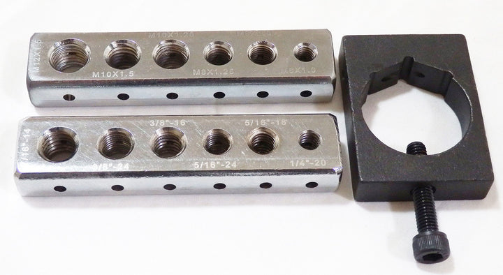 Universal motorcycle safety wire nut & metric+imperial bolt drill jig kit