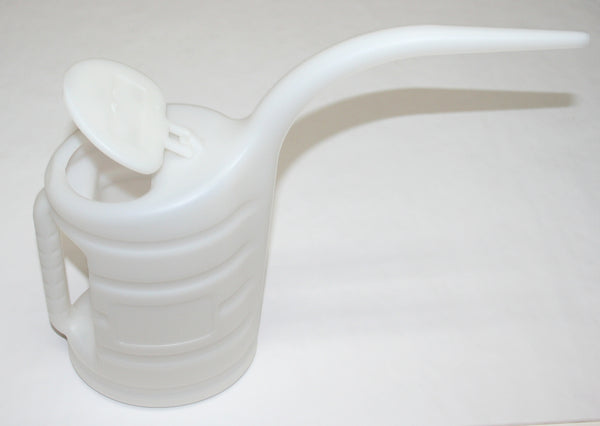 Universal motorcycle fluid container