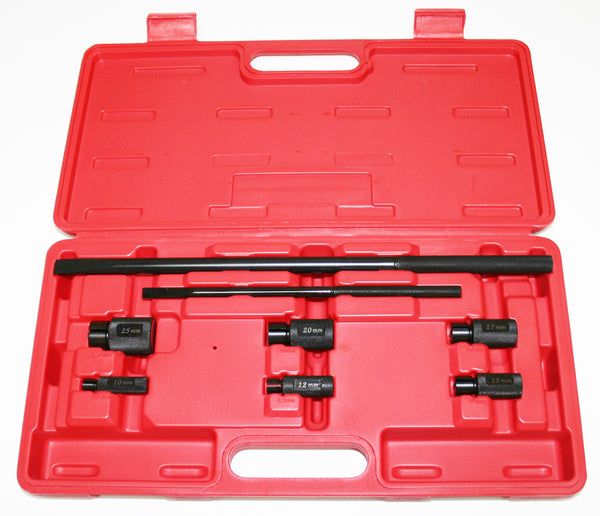 Universal motorcycle wheel bearing remover set
