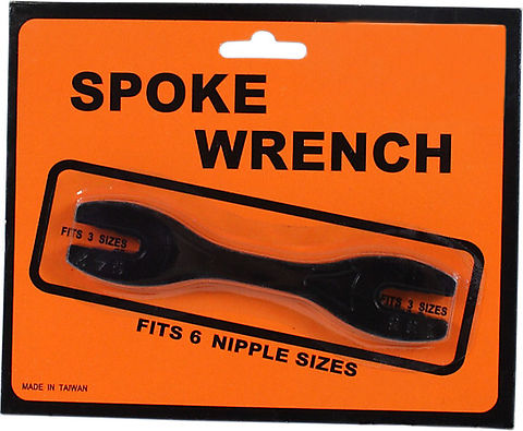 Universal motorcycle 6-Way spoke wrench