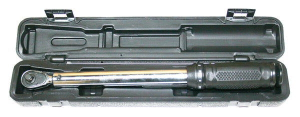 Universal motorcycle 3/8" drive click type torque wrench tool