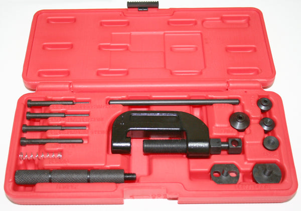 Universal motorcycle cam chain breaker riveter tool