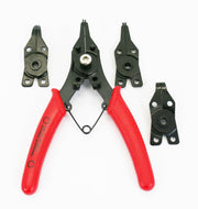 Universal motorcycle snap ring plier set