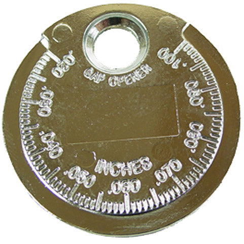 Universal motorcycle spark plug gapping tool