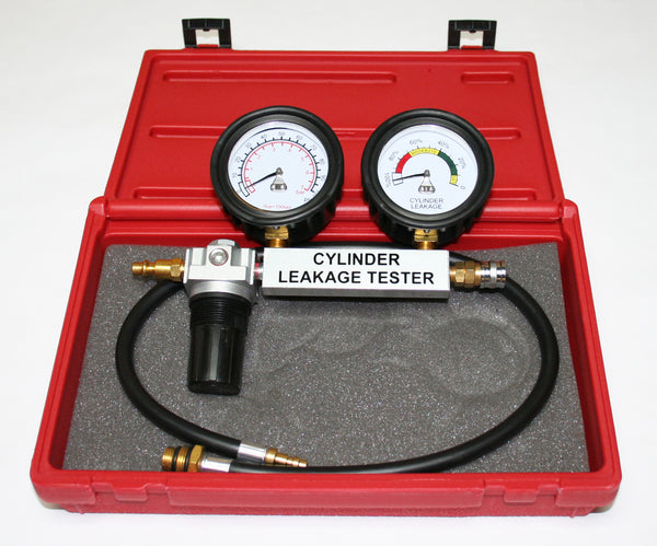 Universal motorcycle leakdown tester