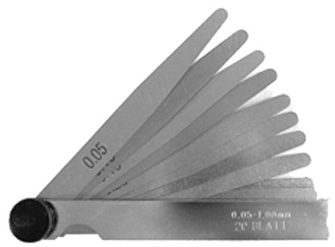 Universal motorcycle feeler gauge set