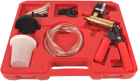 Universal motorcycle vacuum brake bleeder tool