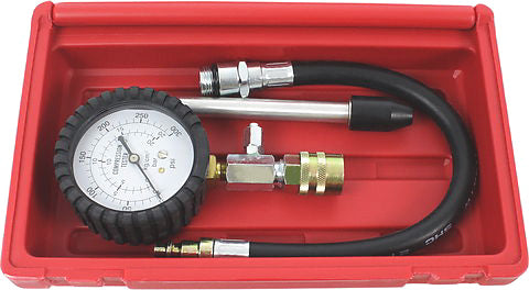 Universal motorcycle compression tester