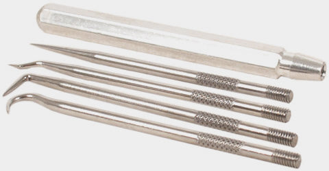 Universal motorcycle 5 pc. hook & pick set